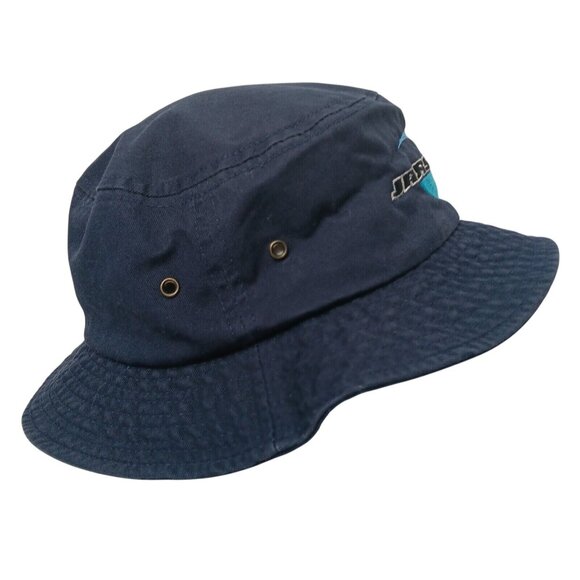 Vintage 90s Jars Of Clay Adult Small Bucket Hat Blue Canvas Christian Band - Picture 4 of 8